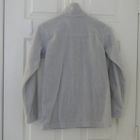 Columbia girls fleece jacket Zip Sweater Gray 10/12 EUC - Picture 2 of 4